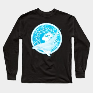 Humpback Whales Earth Day Long Sleeve T-Shirt